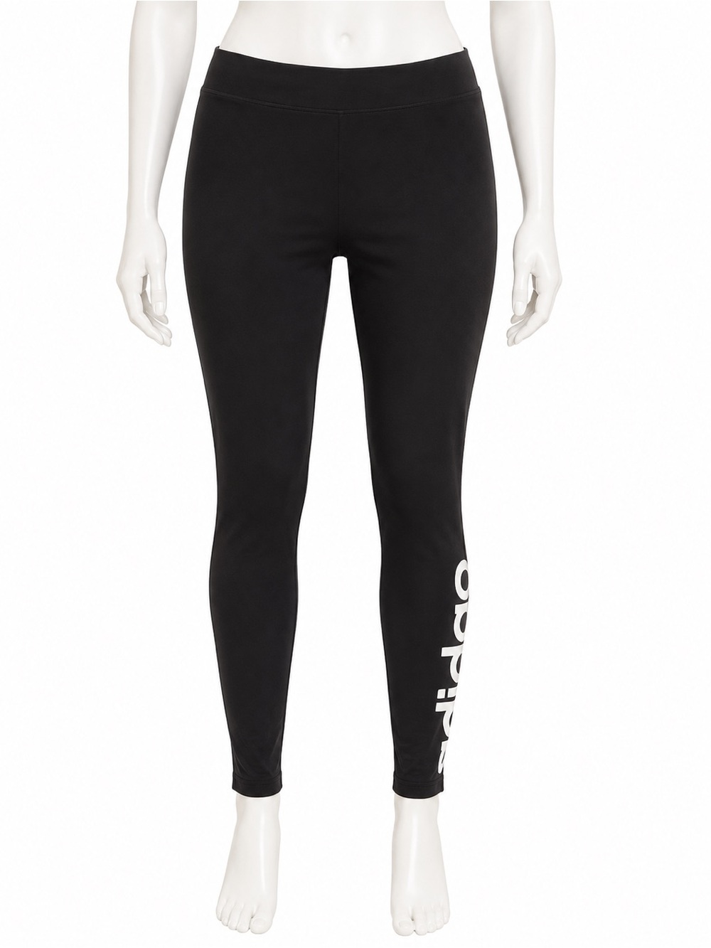 adidas Black Logo Leggings Size Small | High-Rise Athletic Workout Pants